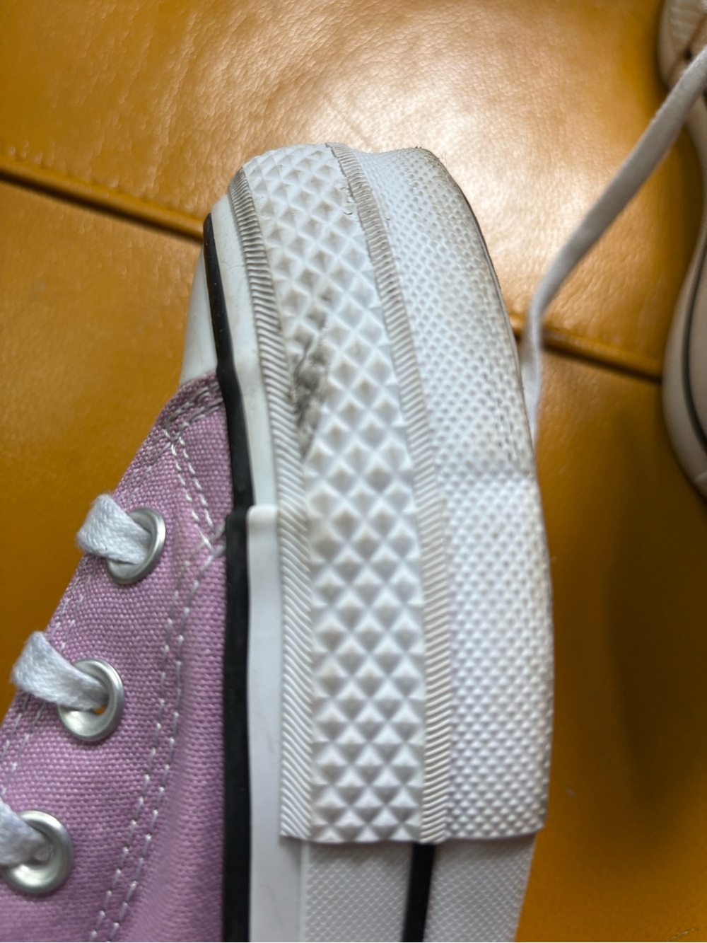 Converse High Top Sneakers - Light Pink Canvas - Picture 4 of 6